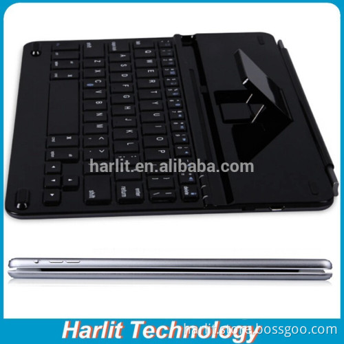 Aluminum Mechanical Bluetooth Keyboard With Stand For iPad 2 3 4 Leather Cover Optional